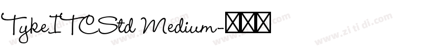 TykeITCStd Medium字体转换